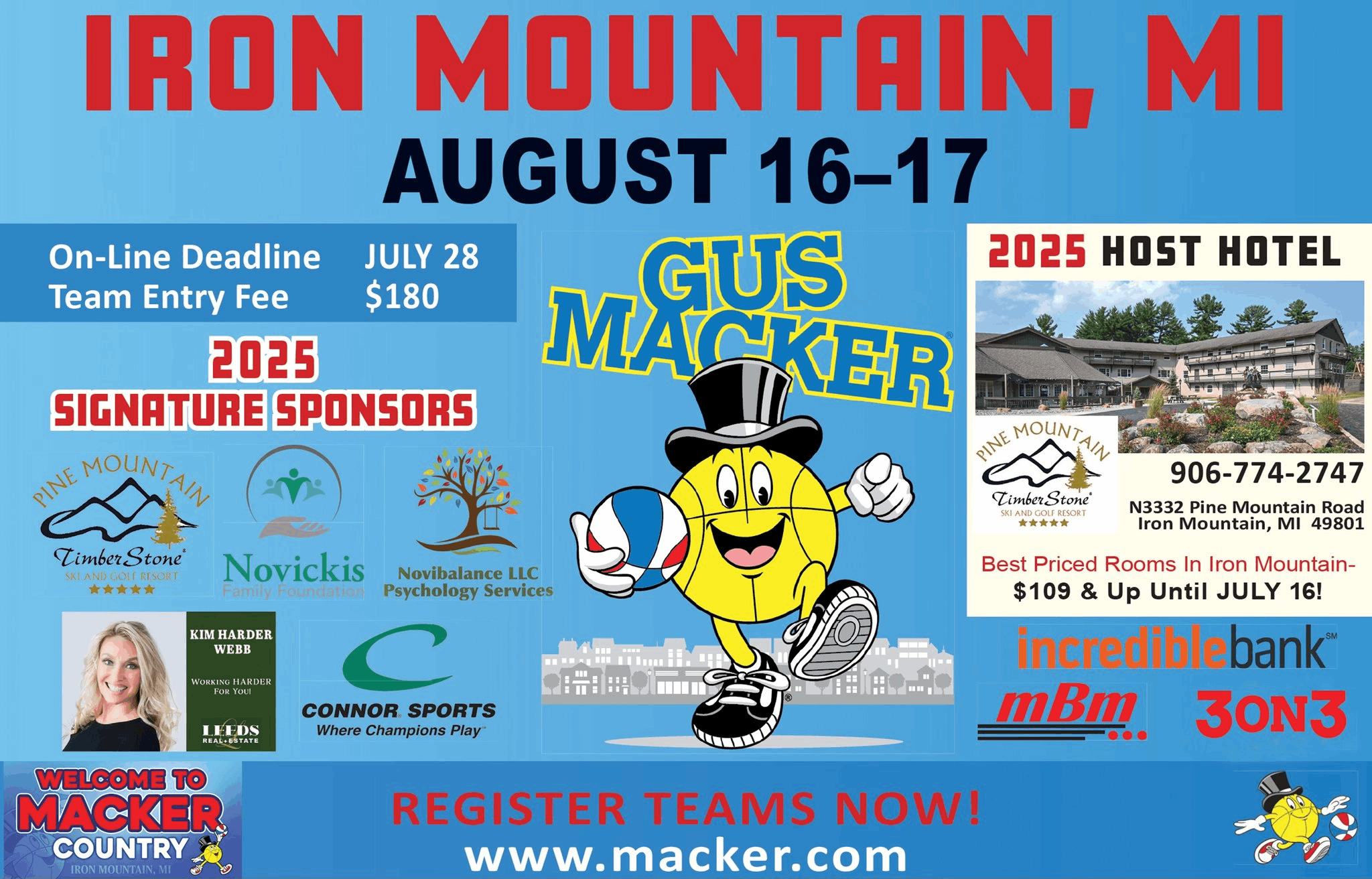 Get ready for Gus Macker 2025!